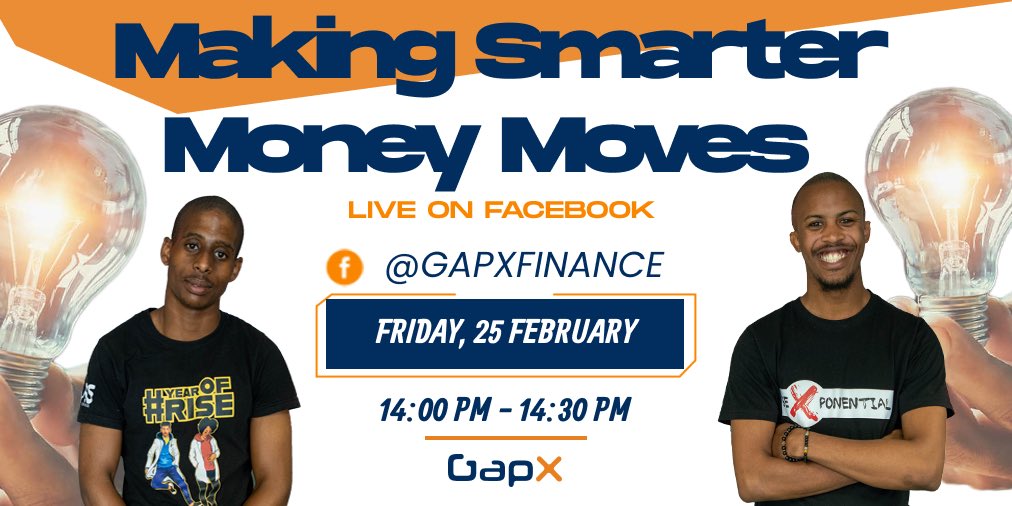 GapXfinance's tweet photo. Inspiring smarter money 💰 moves. Can you imagine a world of financial freedom and abundance? What’s next for the GapX community? Join the excitement live at 2pm 👇🏽
Facebook event link:
https://t.co/nKLeOmJT5X
#GapX #MakingSmarterMoneyMoves #Expansion #MoneyWise #Share #Engage https://t.co/wURxTOPIAX
