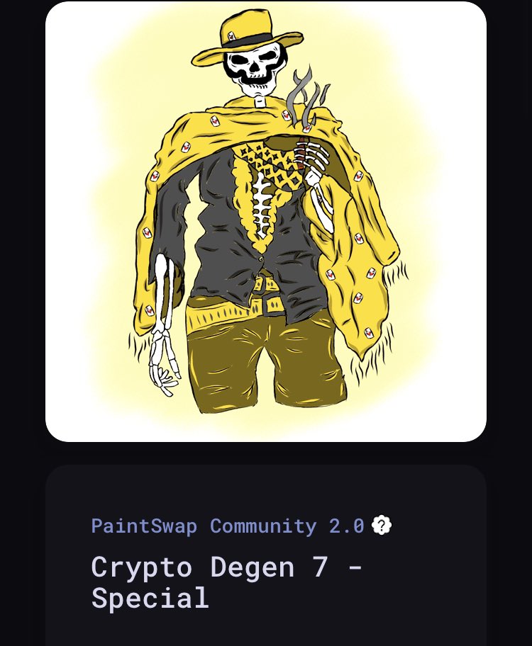 Rockhoundtac's tweet photo. Like unique #NFTs ? We’ll look no further than my Crypto Degens #grunge , #dark , #unique #theme that pairs perfectly with the $FTM chain on @paint_swap 

https://t.co/0zWUDuESSo

#ftmchain #paintswap https://t.co/Miapr4fhym