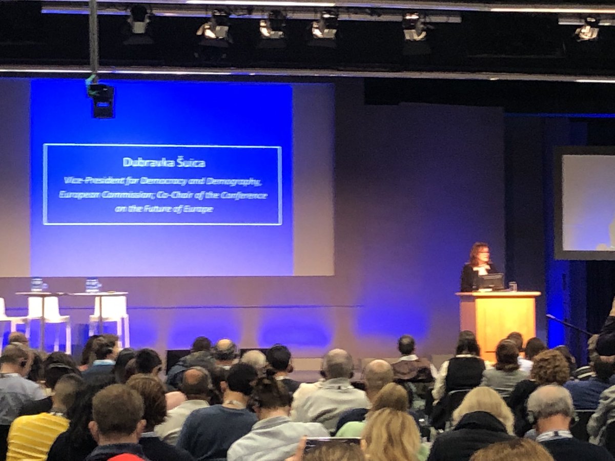 RNihoul's tweet photo. The 3rd session of the European citizens’ Panel on economy, social justice, jobs, digital, education, youth, culture and sport starting now in Dublin with words from @dubravkasuica, @MichealMartinTD, @LordMayorDublin as well as citizens’ expressions of solidarity towards 🇺🇦 https://t.co/koCB53siaz