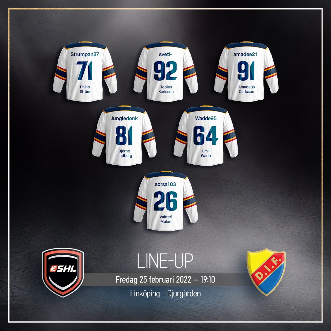 Ikväll börjar slutspelet och detta görs mot @lhc_esport. 

Start 19:10 och matcherna ser du på Cmore play, TV4 play och på twitch.tv/eshlse

<a href="/eSHLse/">eSHLse</a>