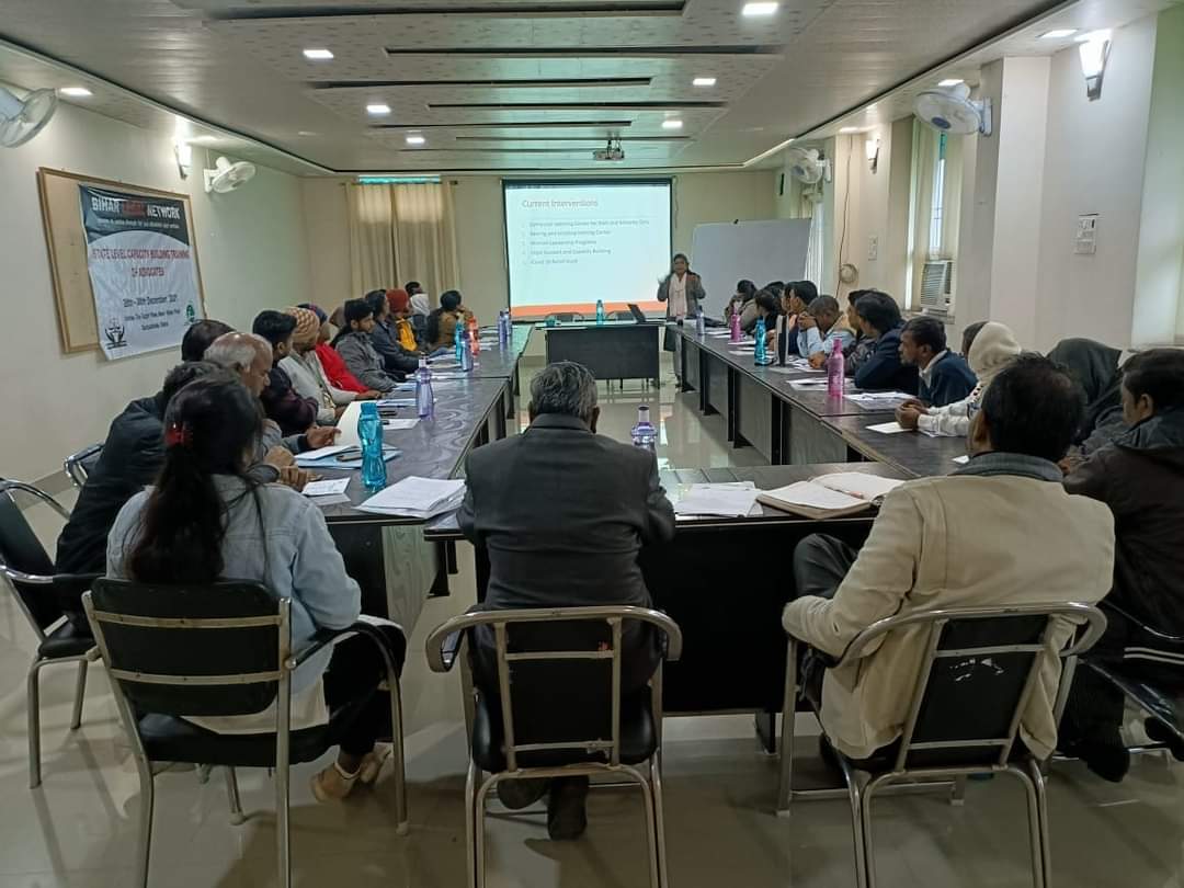 BiharLegal's tweet photo. Two-Day Capacity Building Training of Advocates on Legal Rights on 29th-30th of December 2021. https://t.co/BpbluM61cj