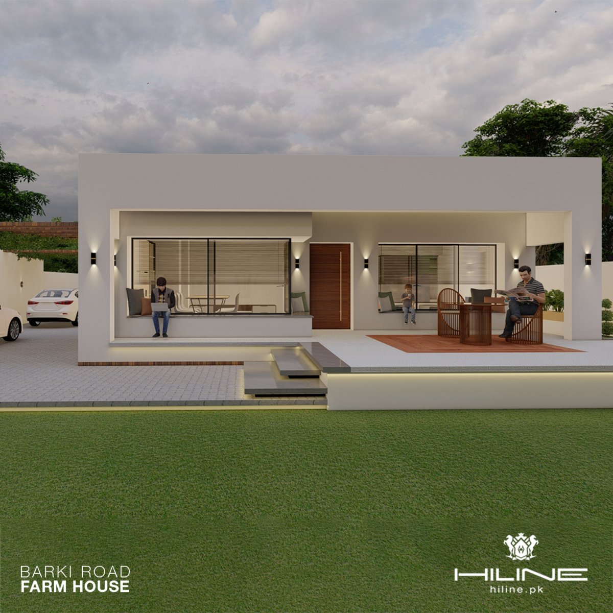 An exquisite #farmhouse #project brought to you by @HilineArchitect. A #clean, #contemporary, and #sophisticated #look for a single-story #vacation #home for a #Dubai-based family.
.
.
.
.
.
#Architecture #Archiect #3Danimation #3D #HomeDecorIdeas #Decoration #InteriorDesign
