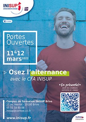 CCICorreze's tweet photo. [Portes Ouvertes : Osez l'alternance avec le CFA INISUP]

Notre Dream Team⭐ dédiée à l'alternance vous attend les 11 et 12 mars en présentiel au Campus #INISUP à Brive >>>  https://t.co/pFqb3X48lp
👍  https://t.co/SmV8zyVNjf

#emploi #carriere #formation #CCI #alternance #Inisup https://t.co/LG8XBiq8z1