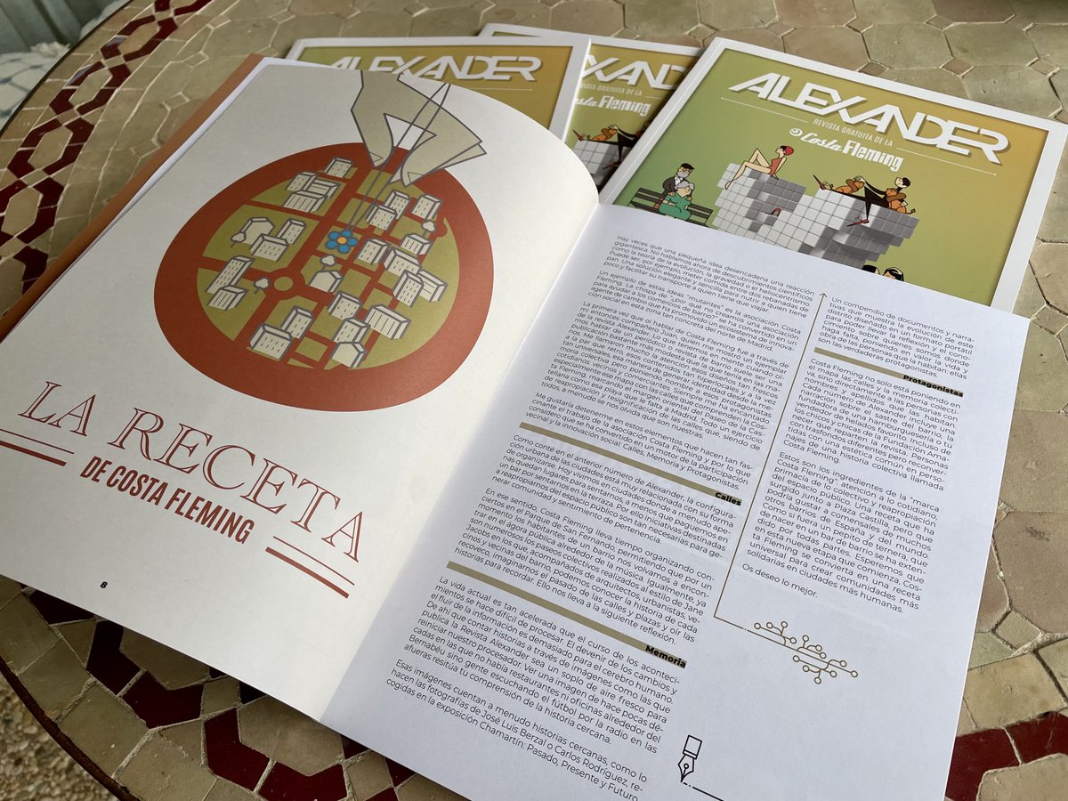 costa_fleming's tweet photo. La receta Costa Fleming: calles, memoria y protagonistas del comercio local para crear comunidades más solidarias y ciudades más humanas. Gracias @ManuRodriguezCC #AlexanderMagazine #makingbarrio https://t.co/e9wWgH8OP7