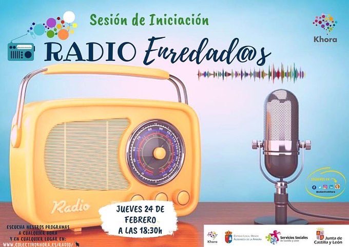 KHORA_Colectivo's tweet photo. Ayer nos lo pasamos genial en el Taller de Iniciación a la Radio que realizamos en Aldeaseca 😆📻
Estamos seguros de que saldrá un programa estupendo con la energía que desprenden estas participantes!
Tendréis noticias en las ondas muy pronto!🔊
#radiorural #mayoresenredados https://t.co/KOKpEvgzqz