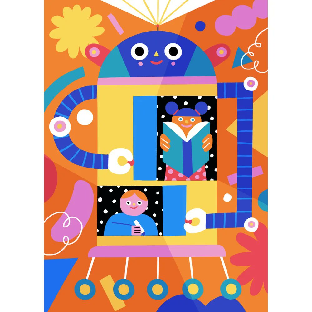 We love this new robot illustration by Ana Seixas. More to follow soon...🤖

<a href="/anaseixassantos/">ana seixas</a>