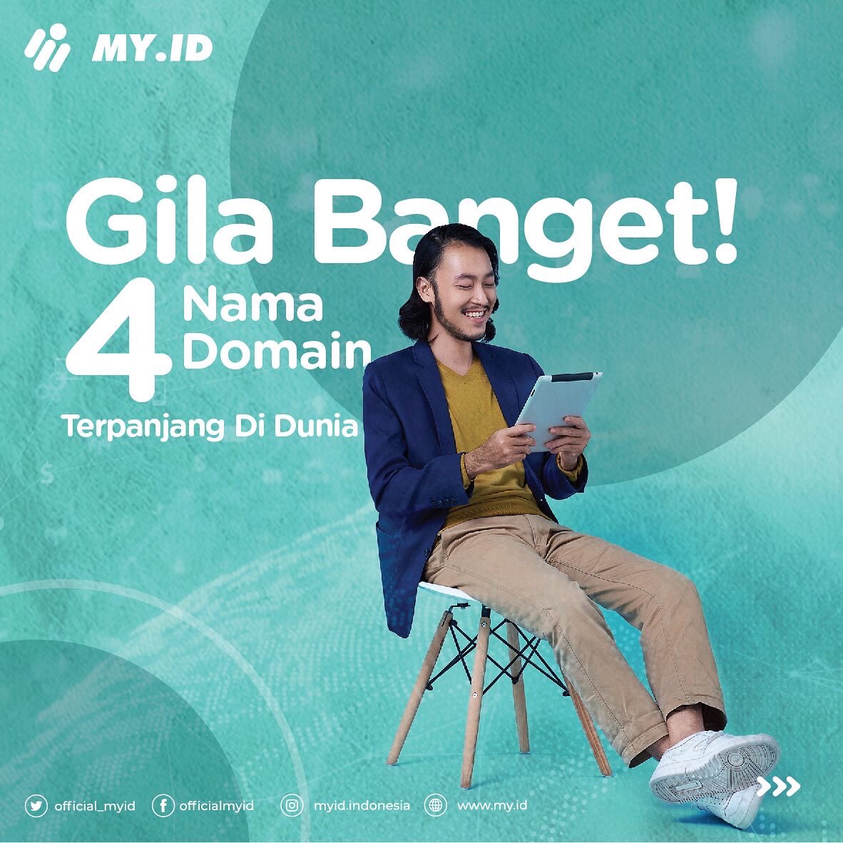 official_myid's tweet photo. Domain-domain tersebut masih aktif sampai sekarang lho, mungkin domain tersebut hanya untuk mencapai rekor dan tercatat di Guinness World Record, FYI nama domain panjang sangat tidak direkomendasikan karena sulit diingat, Gaeess..😎 https://t.co/JVcQsQ1FCl