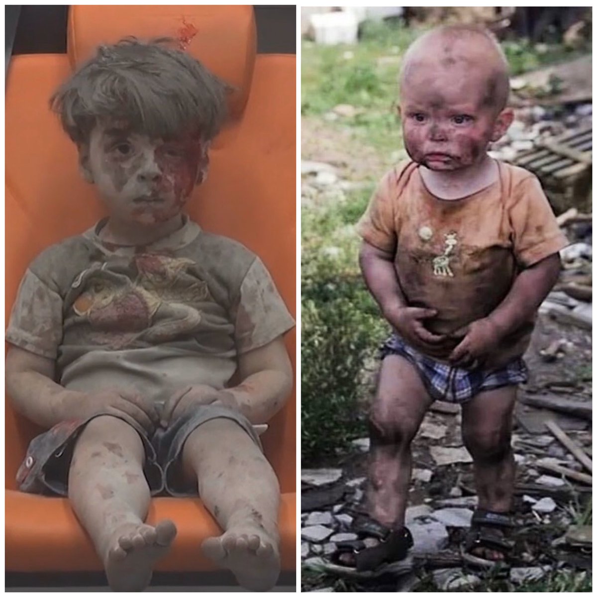 Syria, 2017                   Ukraine, 2022