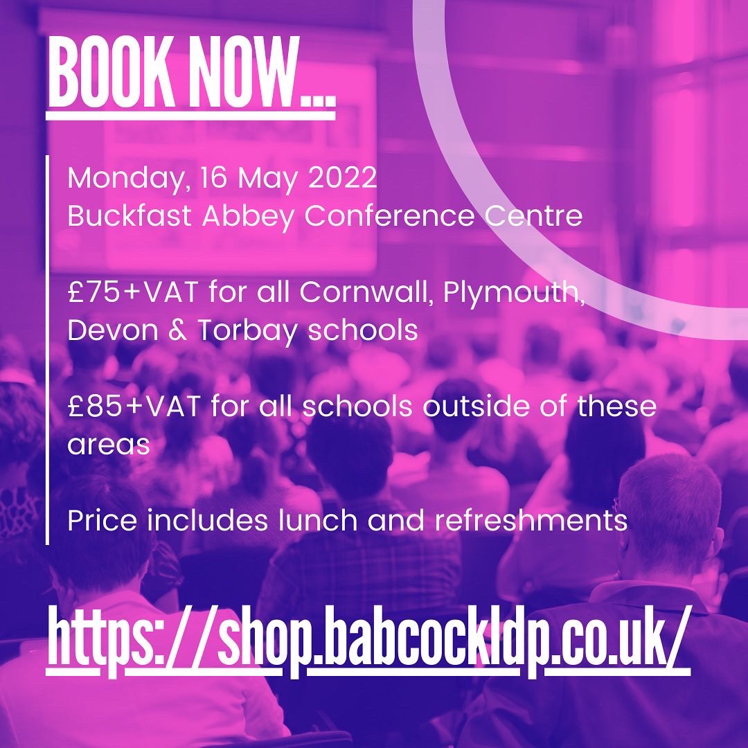 The South West Peninsula Music Education Conference returns to in-person delivery for 2022 in a new summer term slot! Join Cornwall, Devon, Plymouth &amp; Torbay Music Education Hubs for a day of inspiring workshops for all primary music practitioners ⬇️🗓⬇️
shop.babcockldp.co.uk