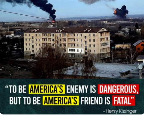 KGismofficial's tweet photo. United States is like that 'Harami' friend who will put you in trouble, keep telling you he is there and disappear when shit hits the fan.
#GoodLuckUkraine
#UkraineRussia #UkraineInvasion #UkraineRussiaCrisis #UkraineConflict #UkraineCrisis #RussiaUkraineConflict #Russian https://t.co/trwe6S4SiZ