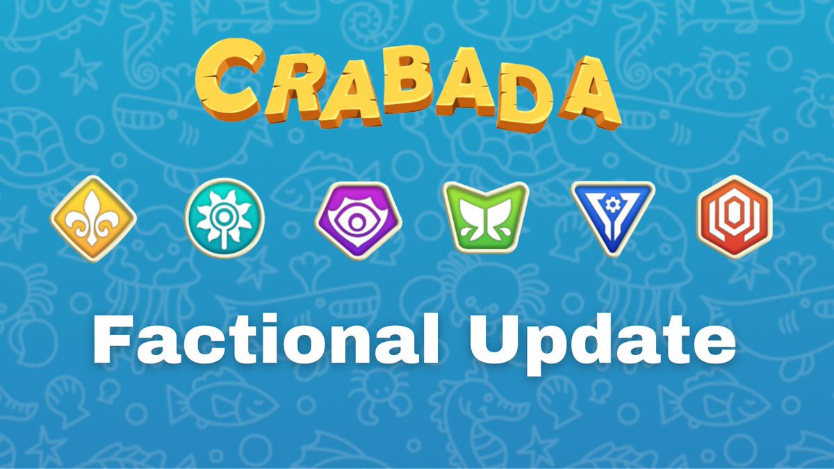 g1raffe_'s tweet photo. As promised, here is my video on @PlayCrabada's Factional Advantage update #snibsnib

Watch here: https://t.co/a4PYt4oJQT https://t.co/Va8WbR2eT8