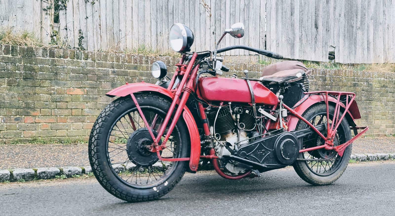 Trike Sidecar Exchange on X HarleyDavidson WW1 Wreck 39995. An old WW1 Harley Davidson from 1917. A genuine barn find hidden for over 30 years nobody apart from just one person