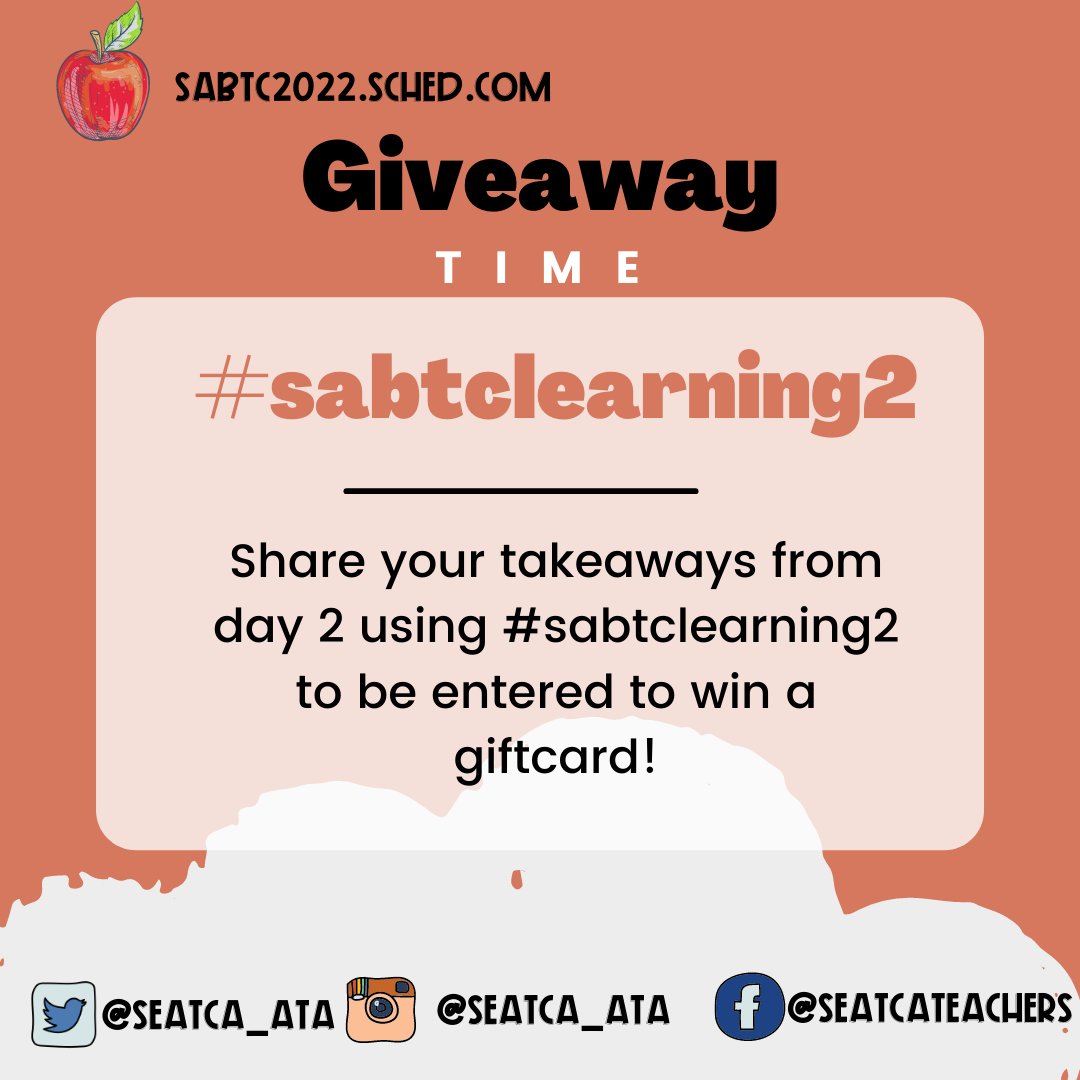 Give Away Time! #sabtc2022