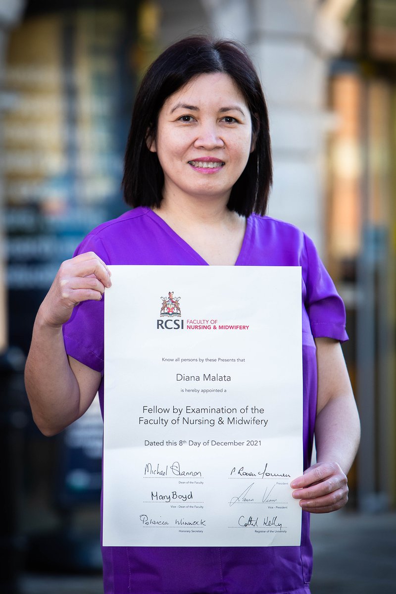 The Nursing Directorate has announced Ms. Diana Malata has been awarded a Fellowship of the Faculty of #nursing and #midwifery Award for 2022 in recognition of her #autonomy, #clinicalleadership, #expertise and #research in her role as #advancednursepractitioner. #hospital