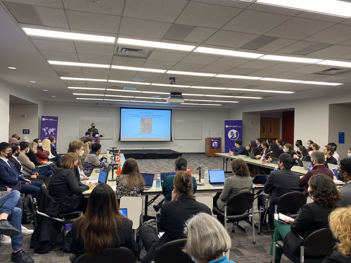 NYU's Initiative for the Study of Emerging Threats (@isetnyu) on Twitter photo Kicking off <a href="/NYUCGA/">NYUGlobalAffairs</a>’s 7th <a href="/ISCNE_USAWC/">Int'l Strategic Crisis Negotiation Exercise</a> <a href="/ArmyWarCollege/">Army 🇺🇲</a> International Strategic Crisis Negotiation Exercise. Masters’ students representing #Finland #Norway #Russia #US #Canada #China #Denmark #Iceland will be thinking strategically about solving a real world crisis in the #Arctic Kicking off <a href="/NYUCGA/">NYUGlobalAffairs</a>’s 7th <a href="/ISCNE_USAWC/">Int'l Strategic Crisis Negotiation Exercise</a> <a href="/ArmyWarCollege/">Army 🇺🇲</a> International Strategic Crisis Negotiation Exercise. Masters’ students representing #Finland #Norway #Russia #US #Canada #China #Denmark #Iceland will be thinking strategically about solving a real world crisis in the #Arctic