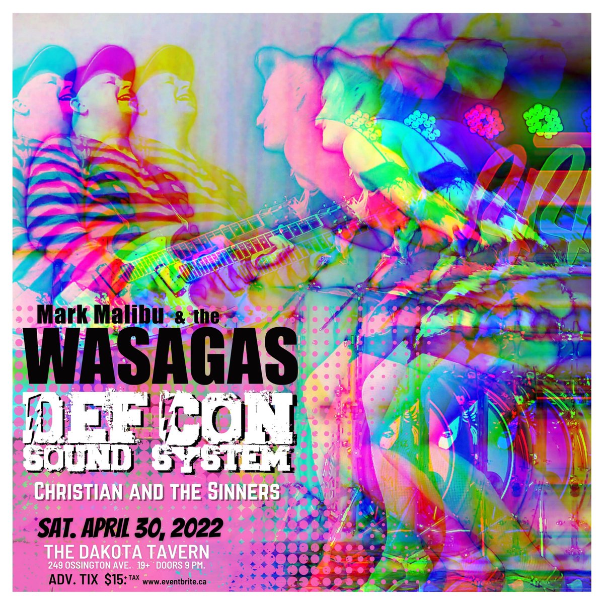 DefConHQ's tweet image. Excited to announce my first time back on a stage since 2014, and the very first DEF CON SOUND SYSTEM show in support of the ‘Silver Bullets’ album. Couldn’t ask for a better barn burner of a show line-up. This should be a blast! Tix at: eventbrite.ca/e/mark-malibu-…