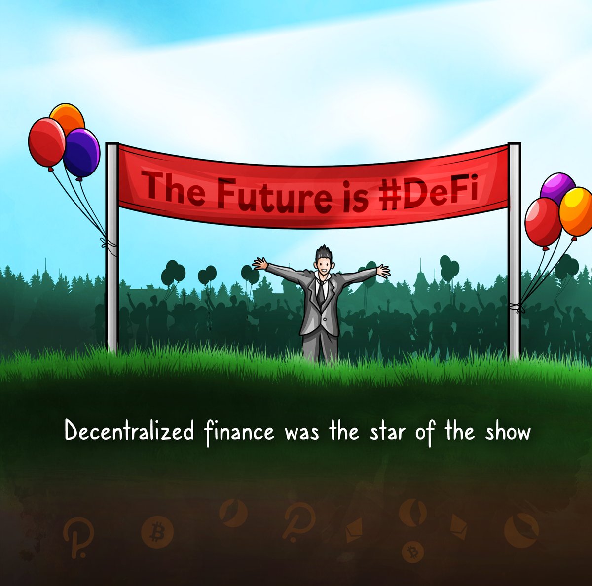 Here is Page 9 from my #kidlit book, 🚀To the Moon: A Children's Crypto Book🌕.

#hype is real &amp; #defi is the future! The party starts now!

You can buy on #Kindle for $3.99 or #FREE on KindleUnlimited

Official #Link: amazon.com/dp/B09RKQJQXJ/

#nft #nfts #btc #ETH #LUNA #PolkaDot