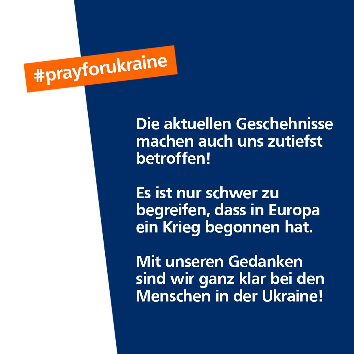 rbsuedhardt's tweet photo. #prayforukraine 🇺🇦
Die aktuellen Geschehnisse machen auch uns zutiefst betroffen.
Es ist nur schwer zu begreifen, dass in Europa ein Krieg begonnen hat.
Mit unseren Gedanken sind wir bei den Menschen in der Ukraine. https://t.co/cbOa1vdI5X
