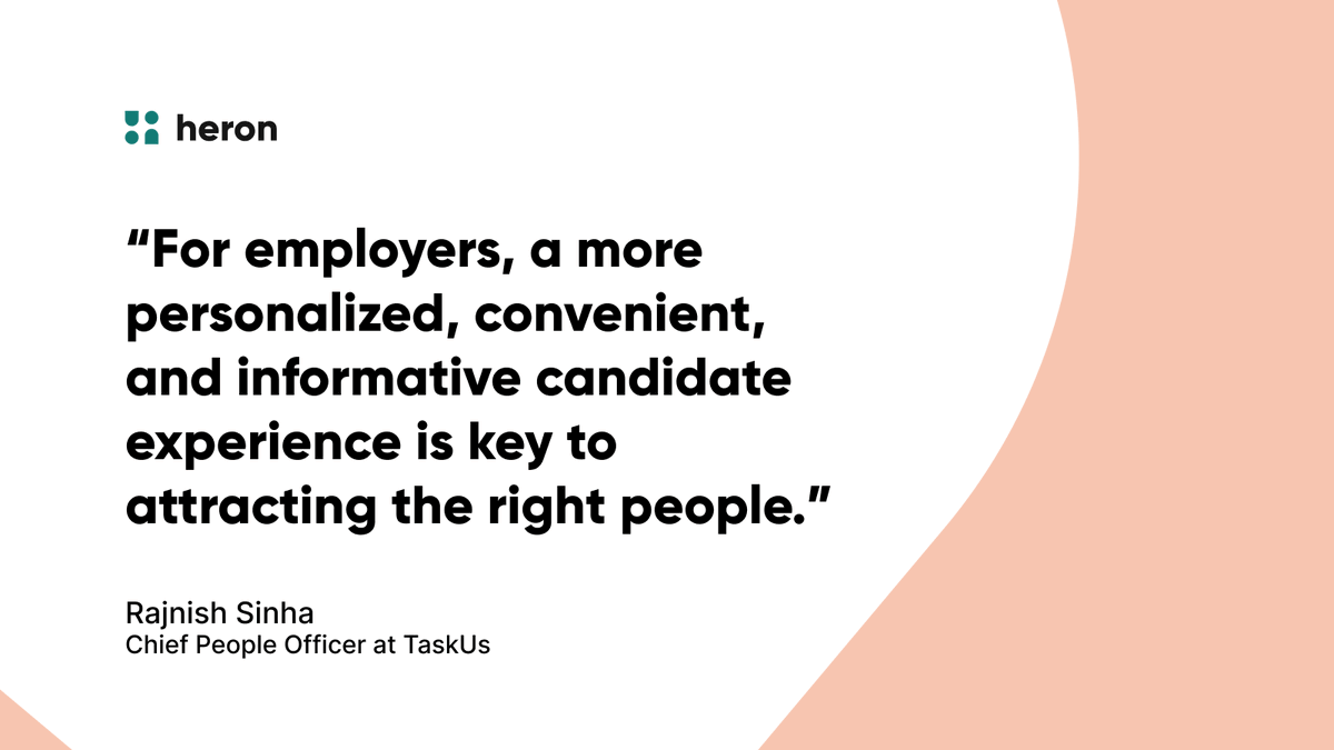 heronapp's tweet photo. In a competitive talent market, Heron simplifies your workflow, so you can empower candidates at every stage and turn them into teammates. 

Read more from Rajnish Sinha (via @hrdive ) on how to level up candidate experience: https://t.co/19GdlxA6Xz

#talentaquisition #heronapp https://t.co/ZGZjKjkjIu