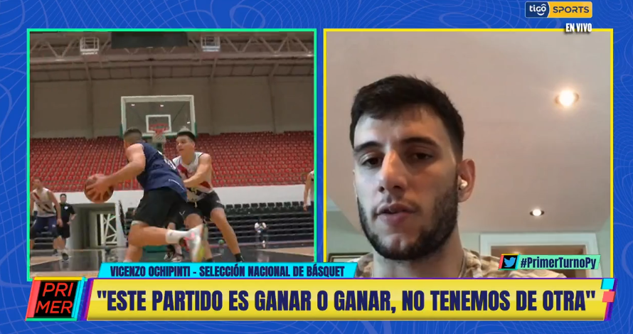 ¡CONTACTO EN VIVO!

Conversamos con <a href="/vichoochipinti/">Vincenzo Ochipinti</a>, jugador de la Selección Nacional de Básquet. 

Sumate a #PrimerTurnoPY