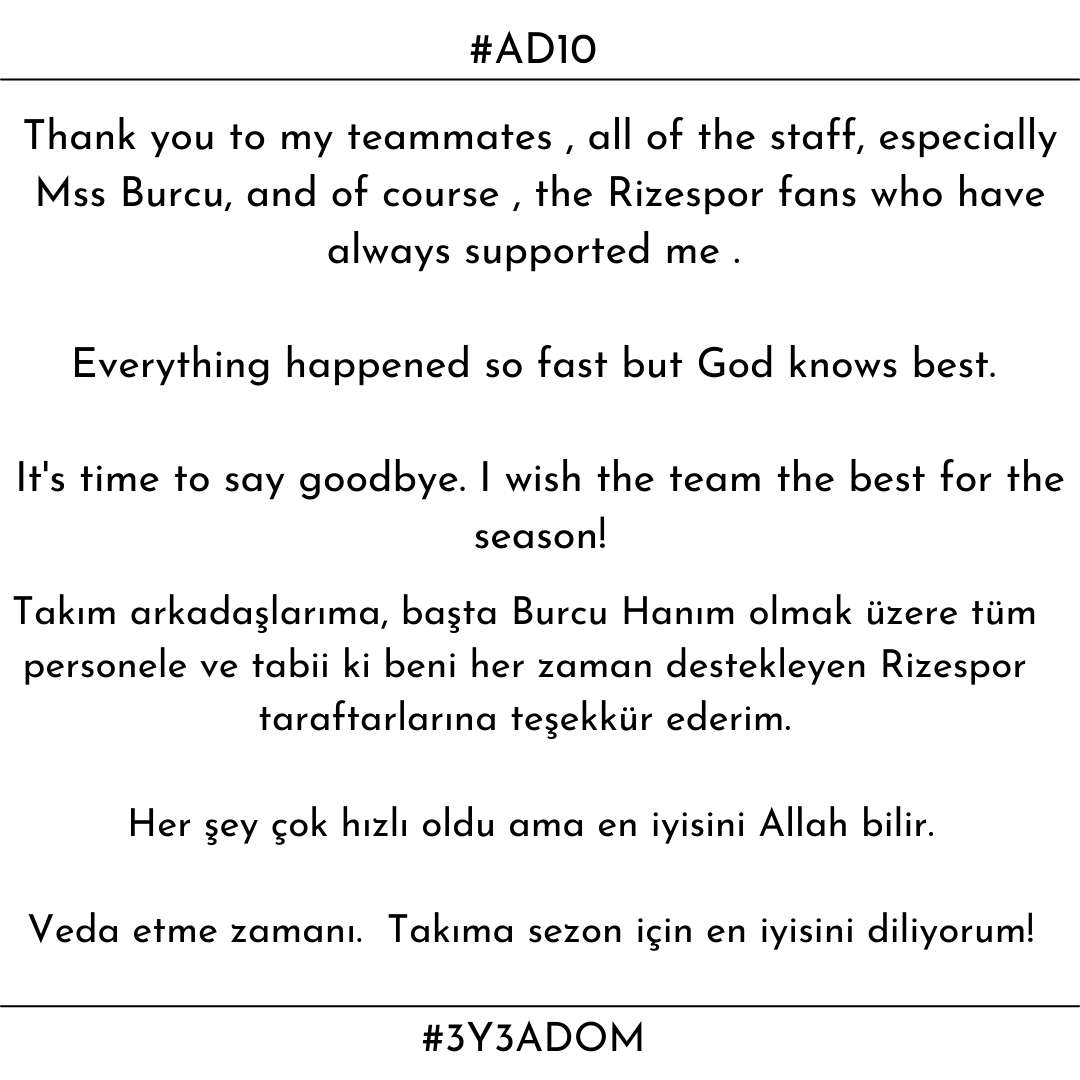 DorisAsiamah10's tweet image. Thank you @RizesporKadin 💚💙 #3Y3ADOM