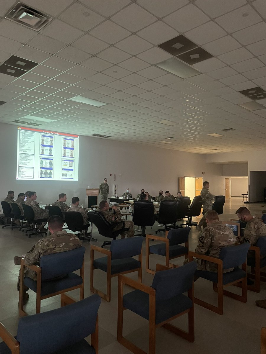 1stSQDN7thCAV's tweet photo. Yesterday, GARRYOWEN Leaders participated in a PCC/PCI LPD lead by the Operations Team. The purpose behind this LPD was to certify Troop Leadership on how to conduct PCCs/PCIs before they go to their formations and certify their team leaders.
#SeventhFirst | #WinningMatters https://t.co/KFvUWzgn2k