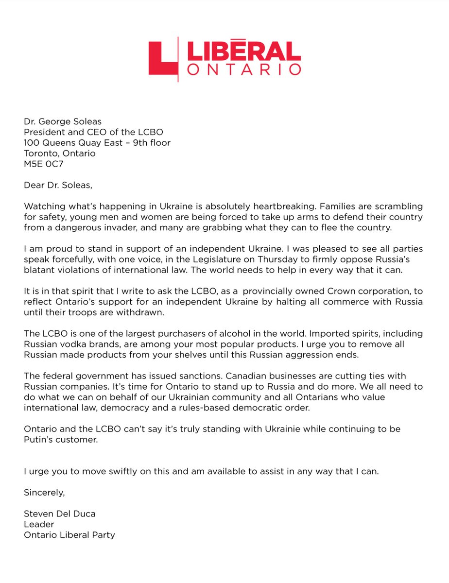 Steven Del Duca tweet media