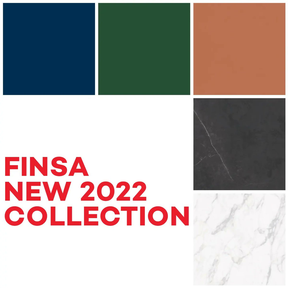 Fabulous Finsa 🤩 Weston Premium Woods is excited to announce the release of our new 2022 <a href="/grupofinsa/">Finsa</a> Collection! This recent set of 5 textures/colors introduces some fun and trendy solids as well as some classic stone looks to elevate any space! 

#design #interiordesign #finsa