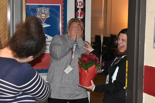 NWMSgcs's tweet image. Congratulation to Heather Johnson, NWMS Teacher of the Year! Heather teaches Business &amp;amp; Marketing in our Encore Dept. We are so fortunate to have her on our Viking staff!