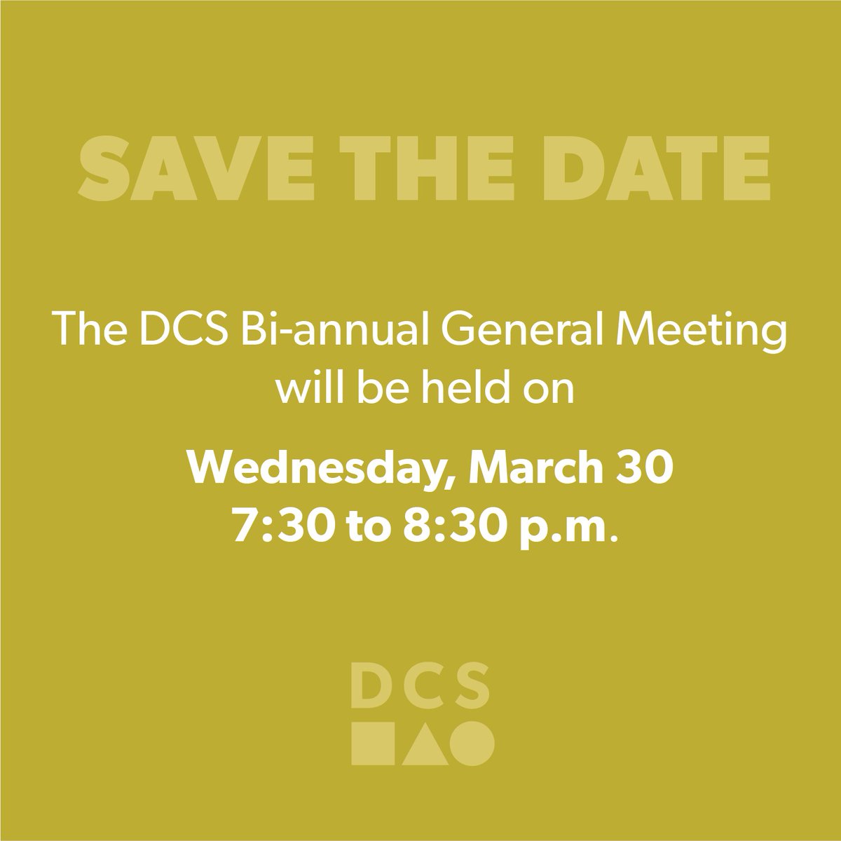 DesignCouncilSK's tweet image. DCS Bi-annual General Meeting is March 30 at 7:30p.m. Design professionals from our six member organizations are invited to attend, as well as members of the general public. Please stay tuned for details on how to participate.