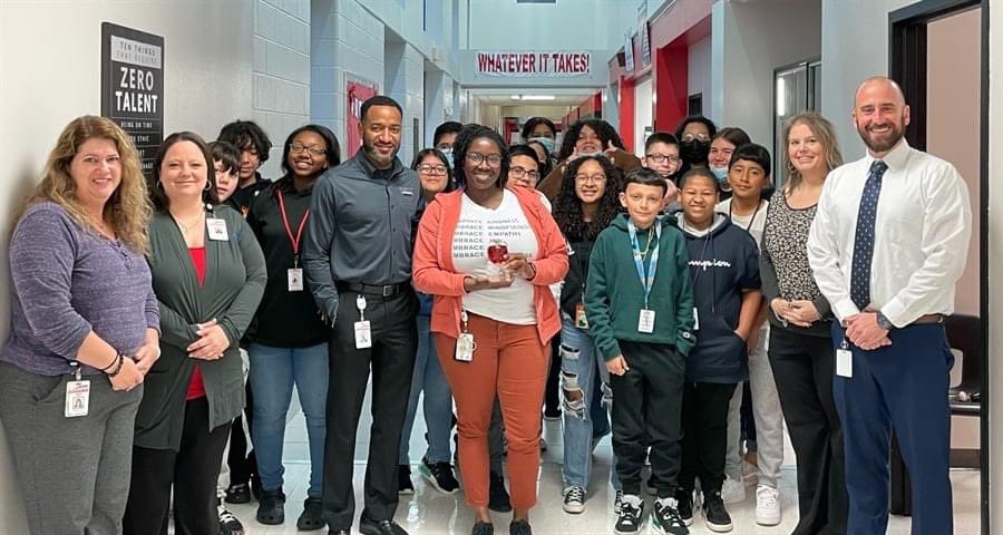 Congratulations to Valecia Alston, recipient of BISD!s Essential Educator award. You are doing some amazing work in your math classroom! #BISDPride #FISistheBest