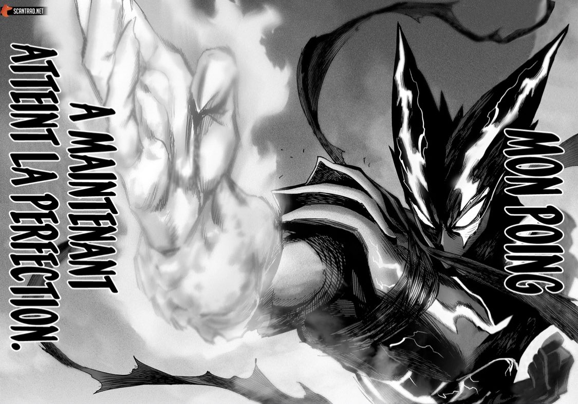 RichPiece's tweet photo. Murata est le roi du monde, Garou est le roi du monde, One Punch Man est au sommet du monde #opm159 https://t.co/Cc9xB3KT8e