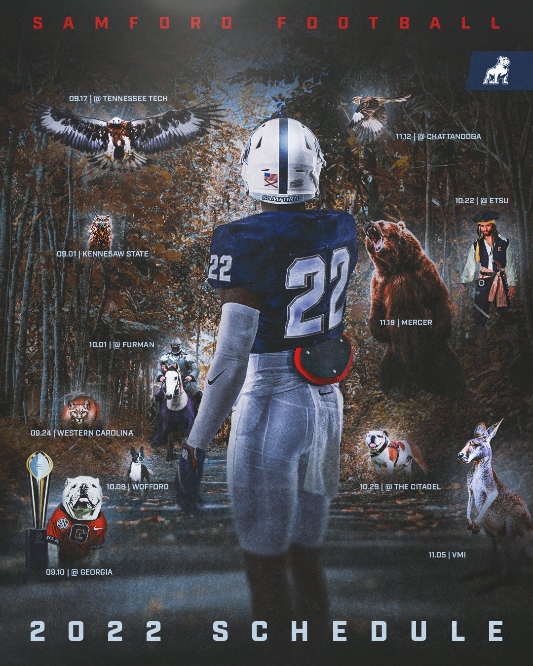 Samford Football Schedule 2022 Samford Football (@Samfordfootball) / Twitter