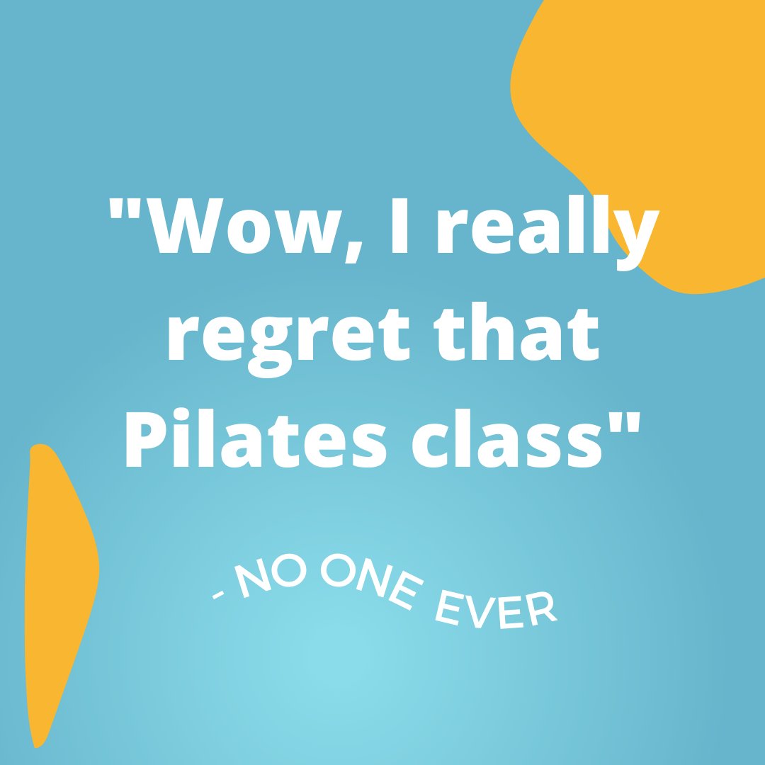 BHPilates's tweet photo. Not every workout has to be amazing. The reality is, you're never going to regret moving your body! https://t.co/DxzipnL1EX
