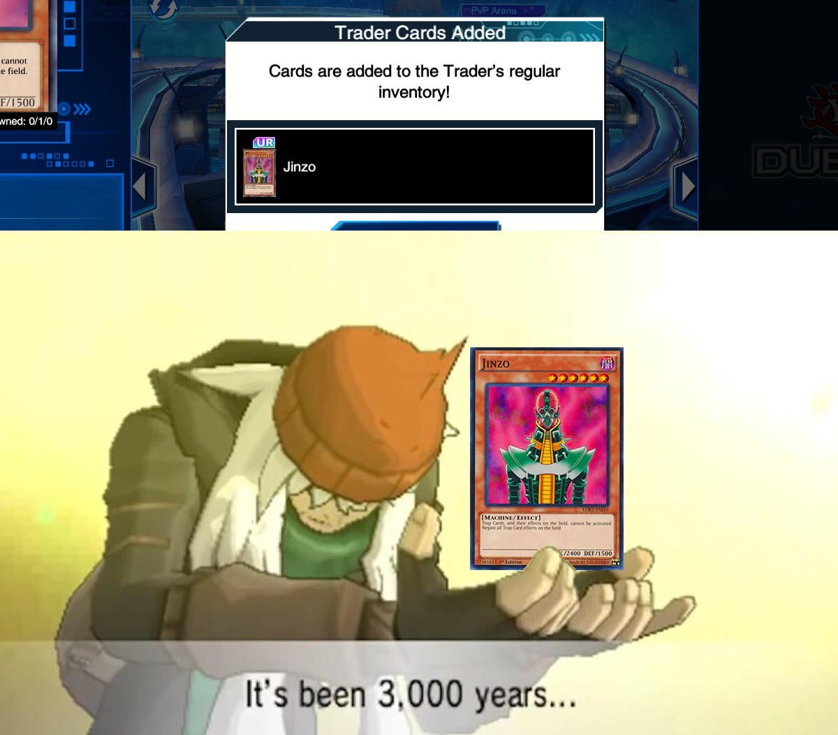 I can finally build a Jinzo deck...
