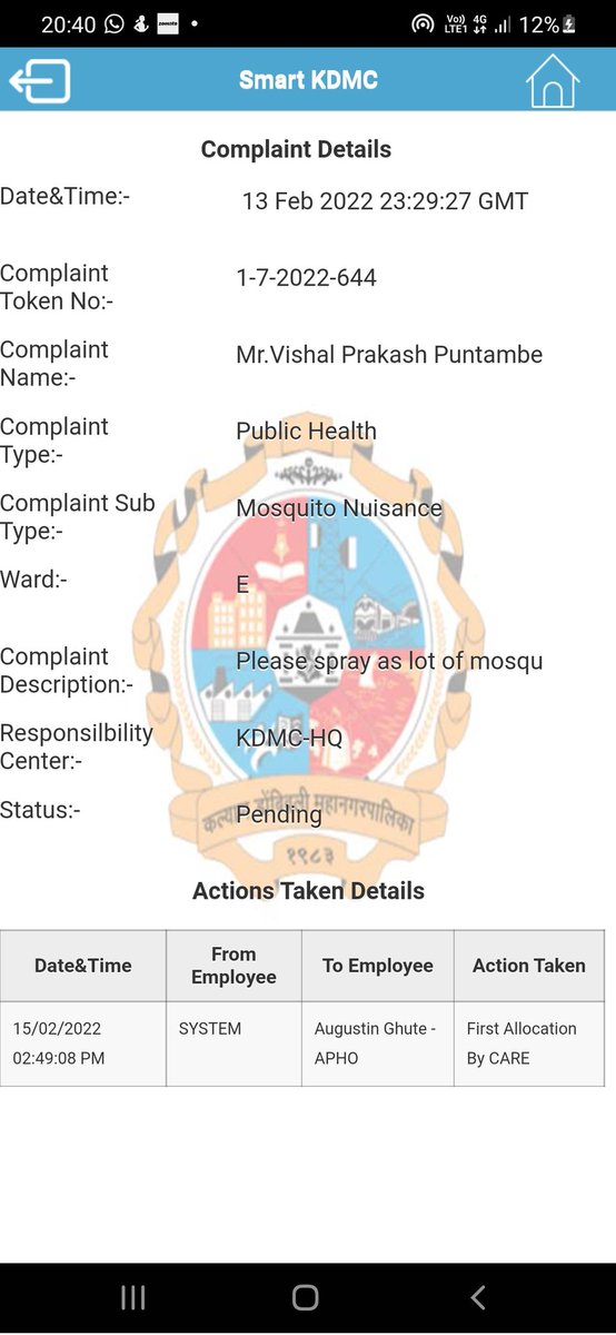 Vishalpuntambek's tweet photo. @kalyan_dombivli 15 days and no action taken yet. Are you playing with public health @AUThackeray @DrSEShinde @mieknathshinde https://t.co/TmGVLJkal2