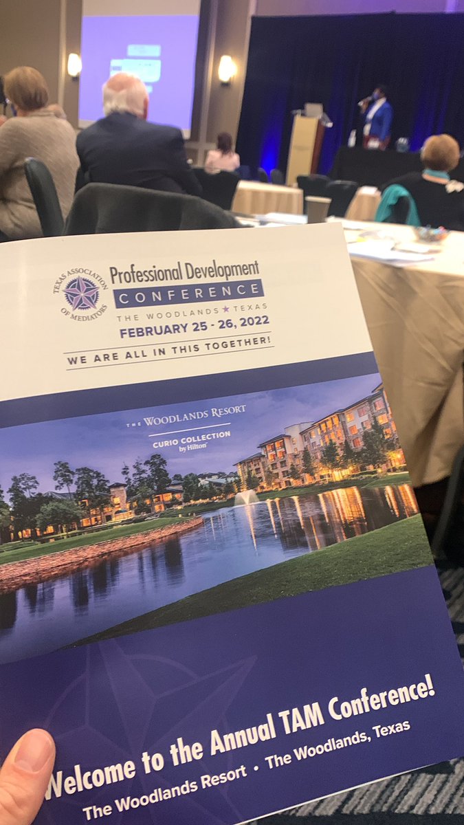 AdamMcGoughD10's tweet photo. #TAMconference2022 @TXAssocMediator https://t.co/xQo5NJsWmY