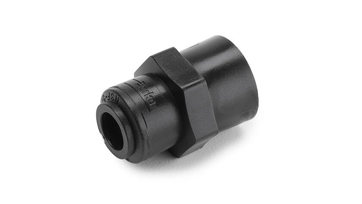 ParkerFluidGas's tweet photo. Lightweight and field attachable, TrueSeal thermoplastic push-fit fittings quickly connect to tubing without the use of tools. Ideal for #WaterTreatment and harsh chemical environments. Learn more: https://t.co/fqu9czcMFM #IndustrialProcessing https://t.co/yD3VaPJy7J