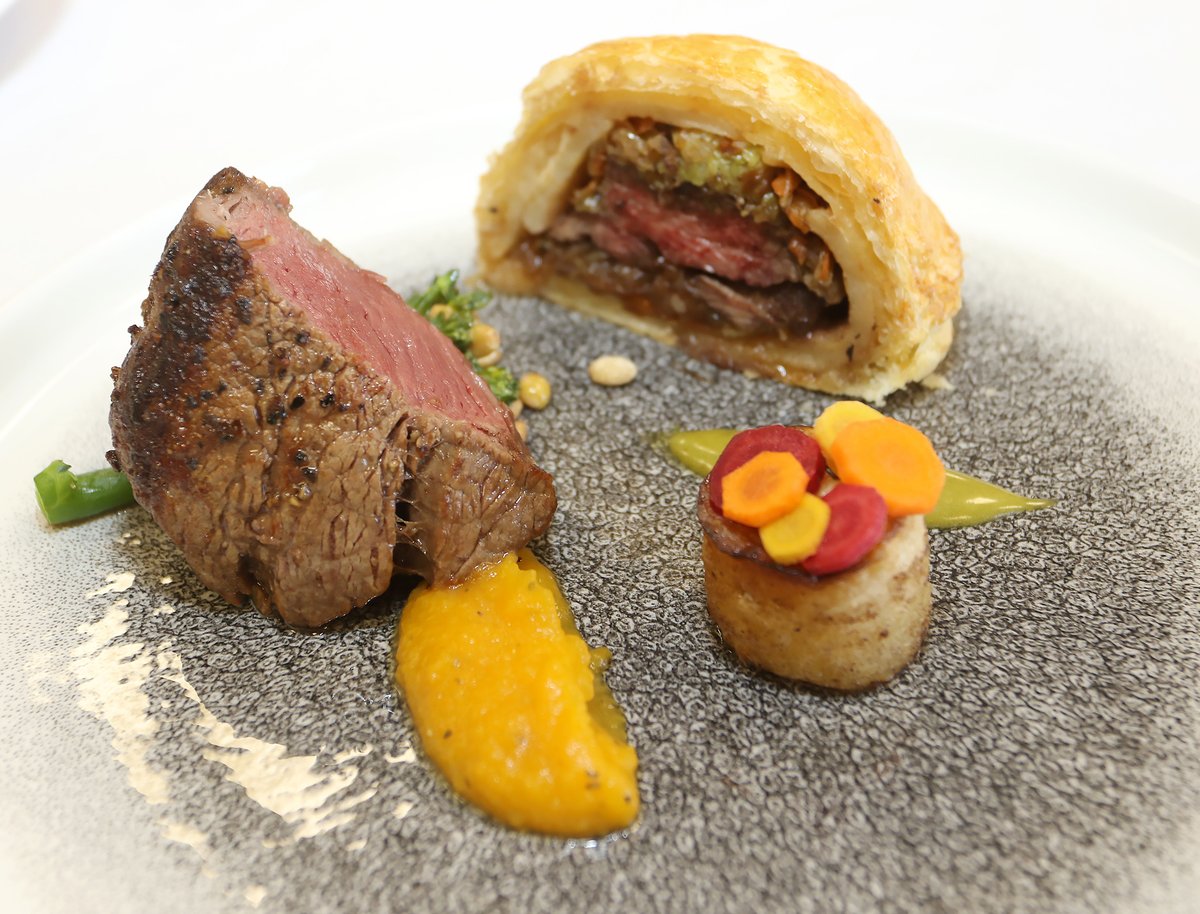 Some fabulous <a href="/WelshLamb_PGI/">Welsh Lamb</a> and <a href="/PGIWelshBeef/">Welsh Beef</a> meals were prepared during the finals of the <a href="/WELSHCHEFS/">CAW</a> championships this week.
Proud to sponsor and help inspire Wales's future top chefs to get creative with the finest local red meat.
