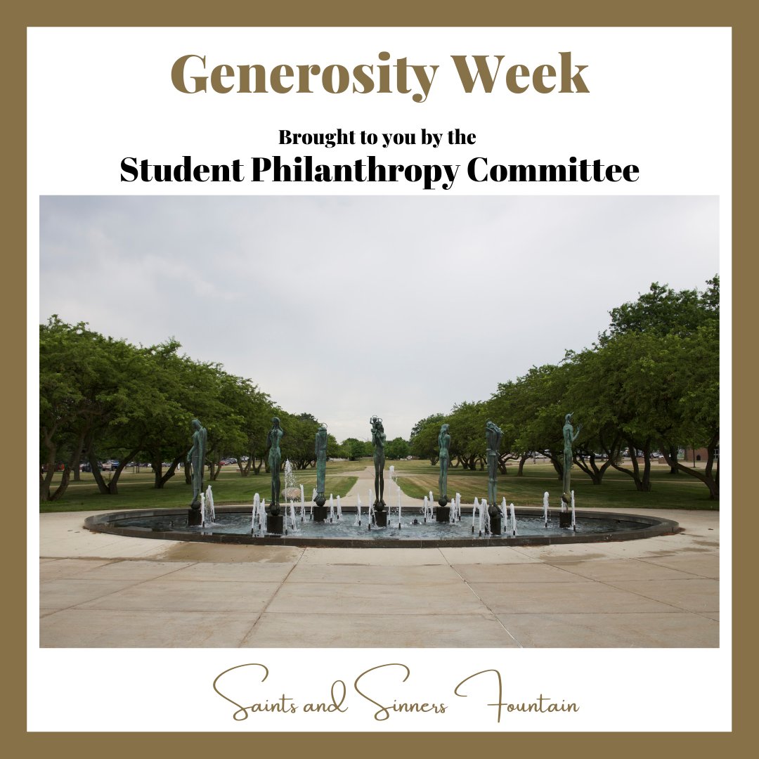 OU_SPC's tweet photo. The Saints and Sinners Fountain is a series of seven bronze figures by Marshall Fredericks. It was Oakland University's first major exterior sculpture. $100,000 was provided by the Josephine E. Gordon Foundation. It is located in front of The Kresge Library. https://t.co/fToBlEiEz4