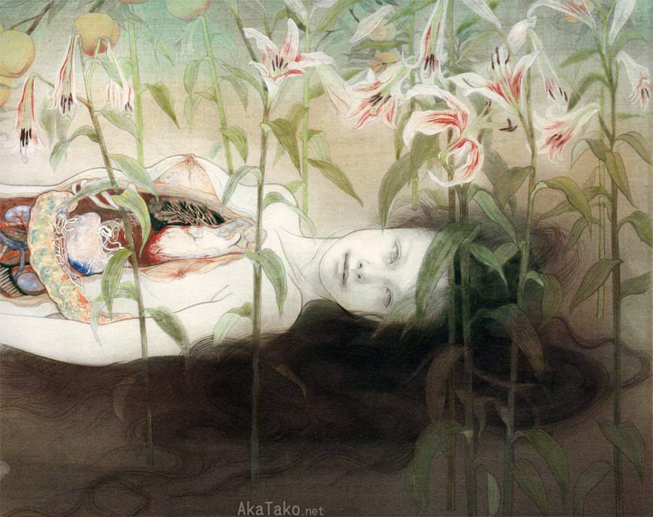 KEEPING UP THE PURENESS (detail) by Fuyuko Matsui is printed in