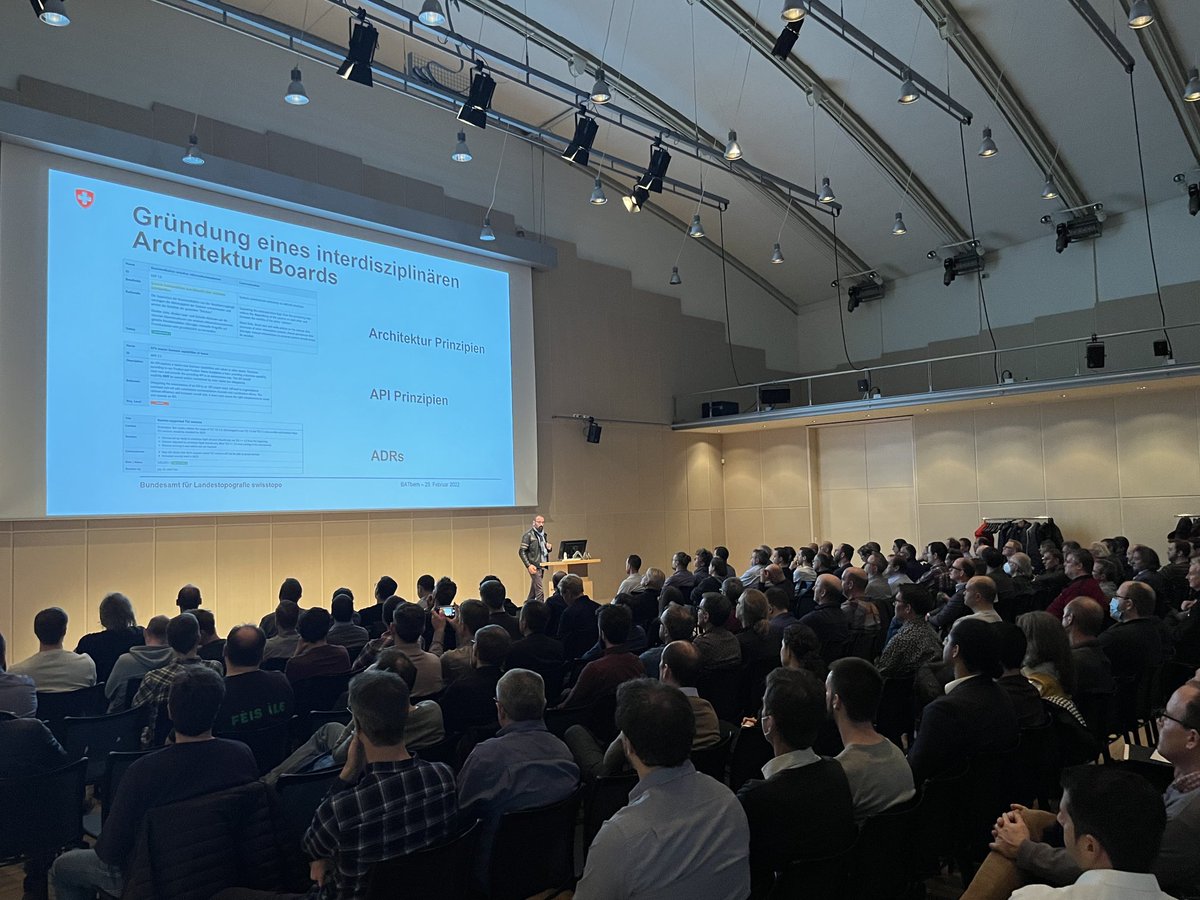 BATbern's tweet photo. #BATbern46 almost full house! Thx everyone for your visit! https://t.co/MrHqLG5tl7