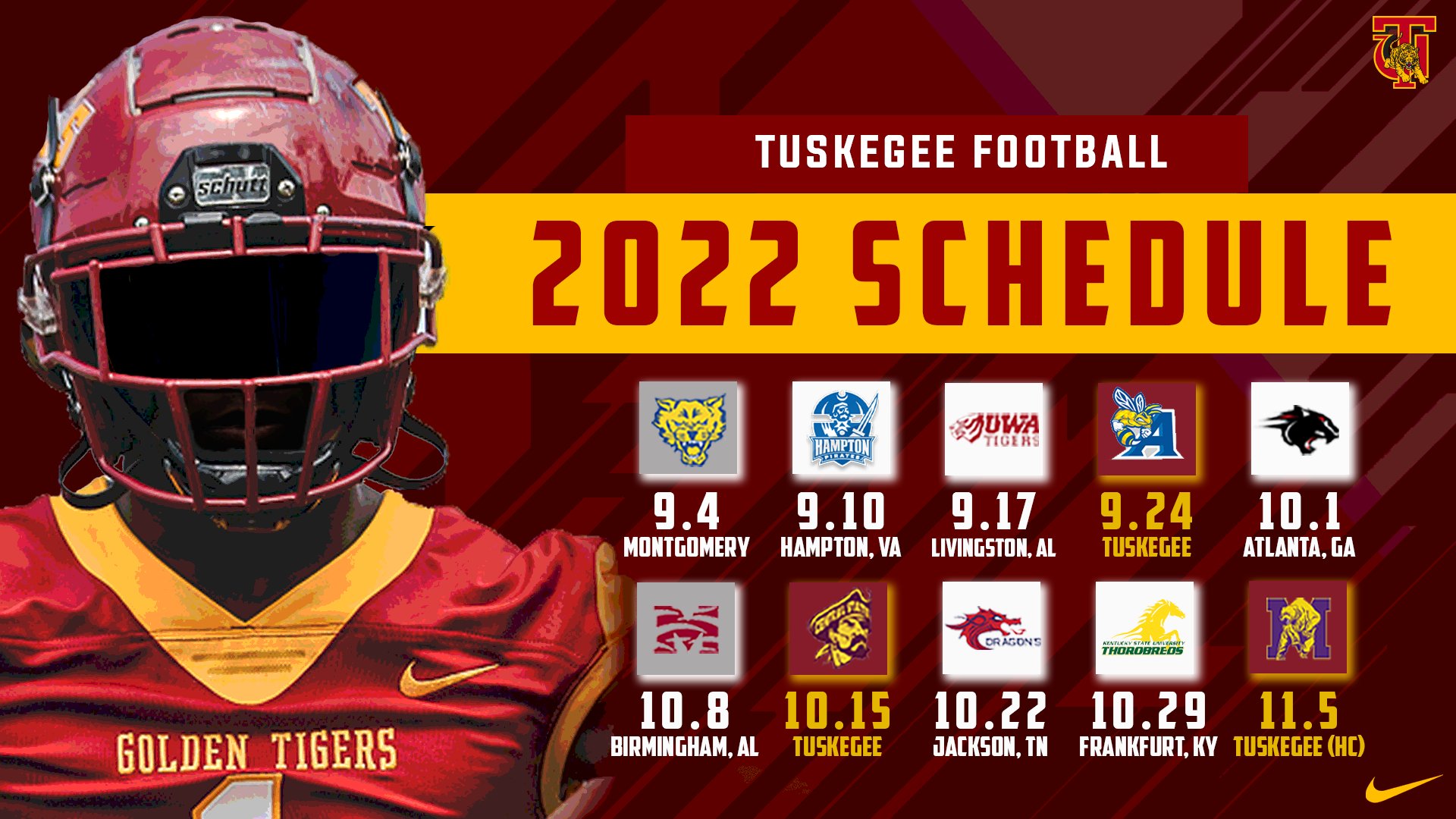 Tuskegee University Football Schedule 2022 Taurean Taylor (@Torotaylor) / Twitter