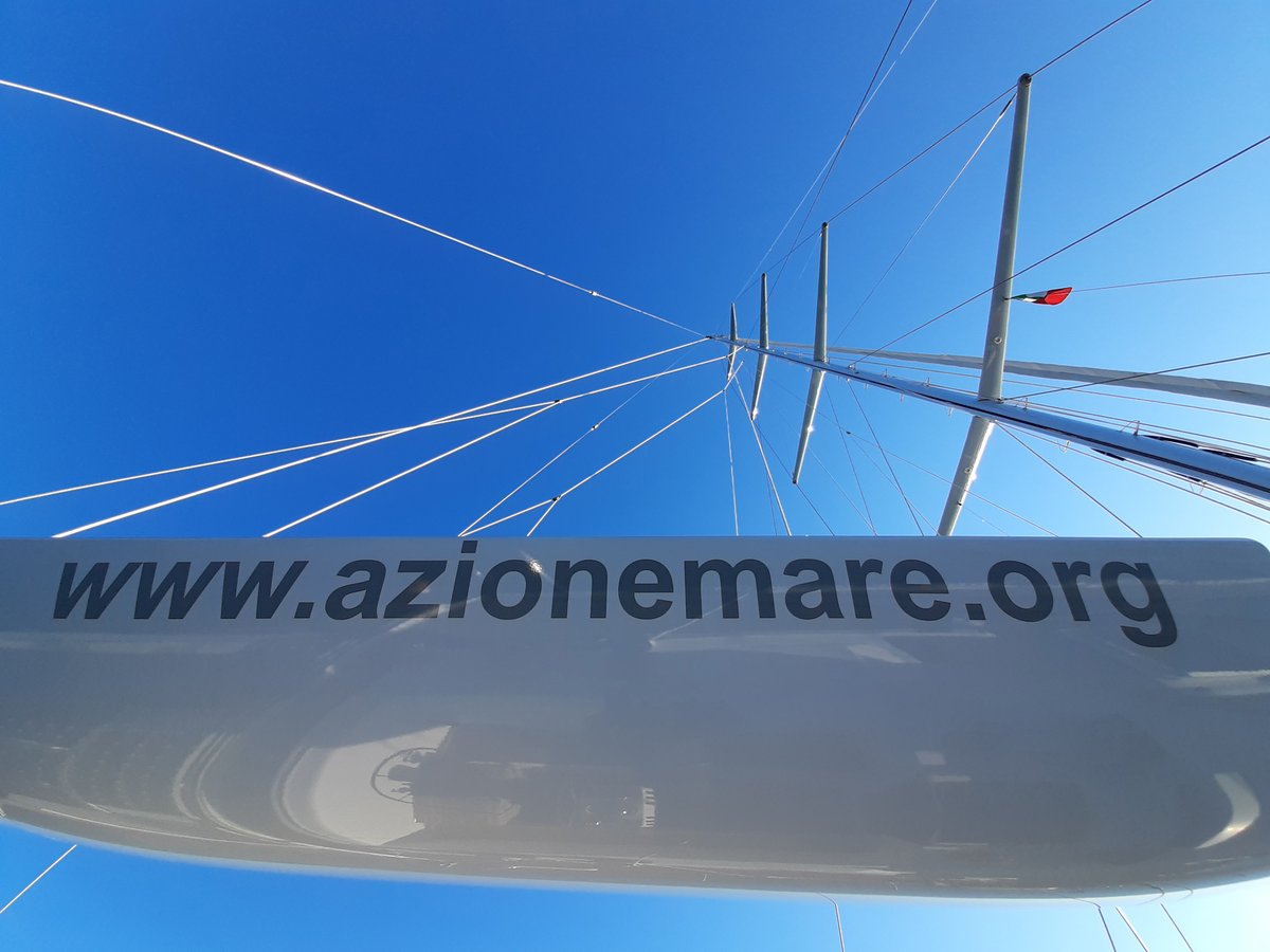 AzioneMare's tweet photo. Sustainability is the key word today. Azionemare does its part: the Daedalus catamaran uses wind as its main propulsion and solar panels to power the on-board systems and recharge the ROVs. The desalinator provides drinking water, recycling is the basic rule.
#sustainability https://t.co/AkmG0hHD7K