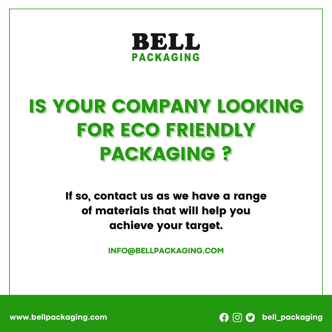 Bell_Packaging's tweet photo. Is your company looking for eco-friendly packaging?

If so, please contact us as we have a range of materials that will help you achieve your target.

https://t.co/JUIm6kVY3M https://t.co/26yyJUtkB6