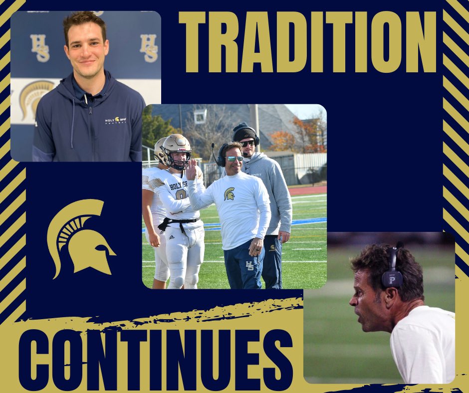 🚨News from Holy Spirit Football, AJ Russo is stepping down as Head Coach, but remaining on staff. Consistent with Spartan tradition, QB/WR coach Andrew DiPasquale (‘11) will be the next Holy Spirit Football Head Coach! Read the full press release here: bit.ly/HSHSFootball