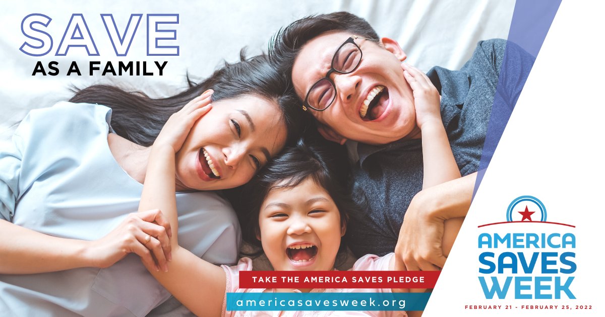 How do you ensure your children will be financially stable? Start talking about money &amp; positive savings behaviors early! Here’s a worksheet you can do together to set individual &amp; family savings goals: bit.ly/3zgY4JK 

#SaveAsAFamily #ASW2022 #AmericaSavesWeek