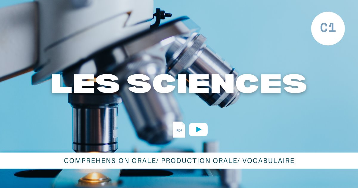 [RESSOURCES FLE] 
👋👋Et si on parlait de science 👩‍⚕️cette semaine avec nos apprenants 👩‍🎓? Voici une nouvelle activité qui va vous permettre d'aborder ce thème sous différents angles.
Les fiches apprenants et enseignants sont ici :
👉toofrench.com/produit/les-sc…