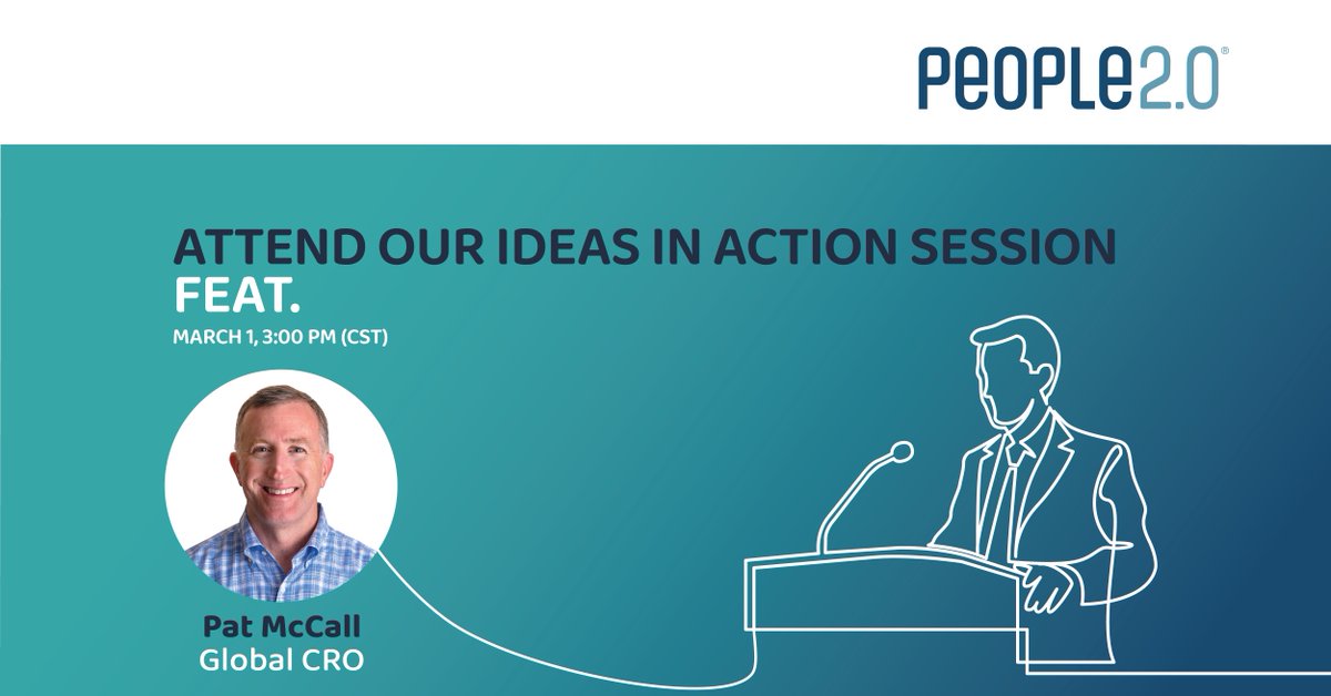 Don’t miss our Ideas in Action session at the SIA Exec Forum to learn how People2.0 can enable you to focus on finding talent, create recurring revenue, and propel your firm’s valuation. hubs.ly/Q014VrMt0 

#execforum #sia #staffingindustry
