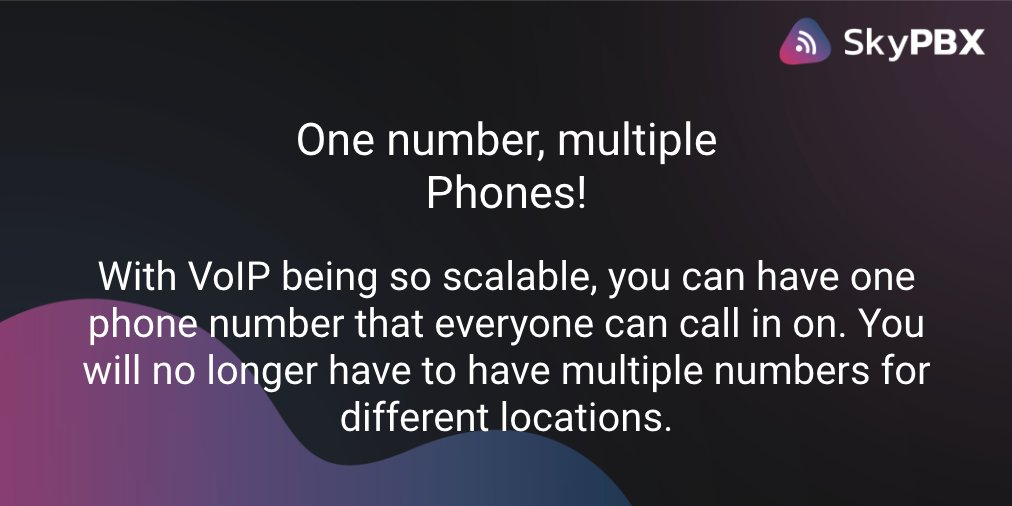 SkyPBX's tweet photo. Forget the hassle of having multiple phones! For more information, check out our website! https://t.co/kRpxnrXwbd #telecommunications #voip #voipservices https://t.co/nwnJGyhhRX
